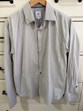 Craft + Flow Men’s Light Gray Dress Shirt